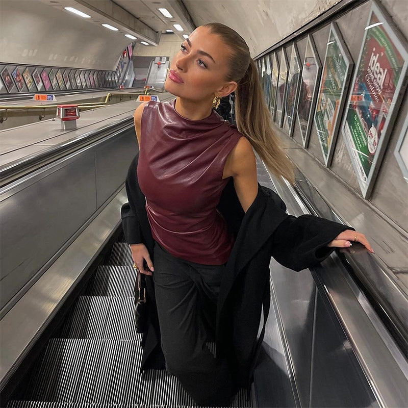 LOIS | LEATHER TANK TOP