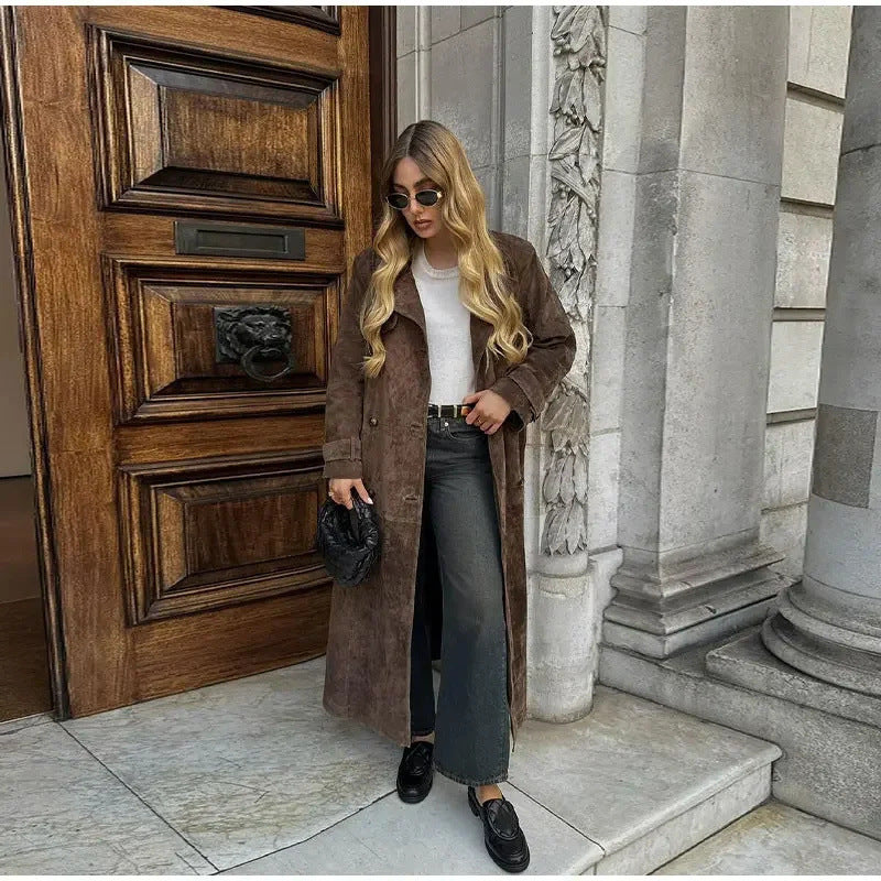 ILSE | SUEDE TRENCHCOAT