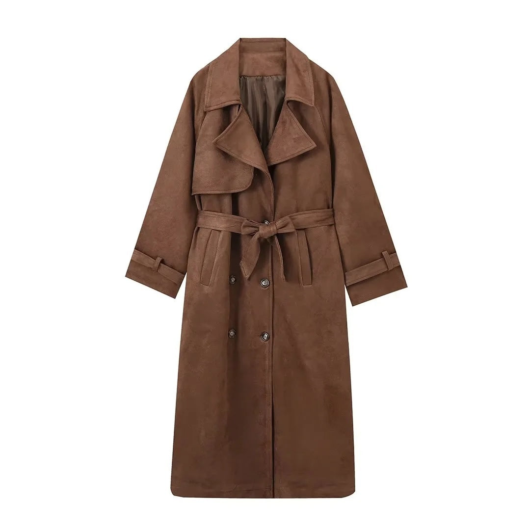 ILSE | SUEDE TRENCHCOAT