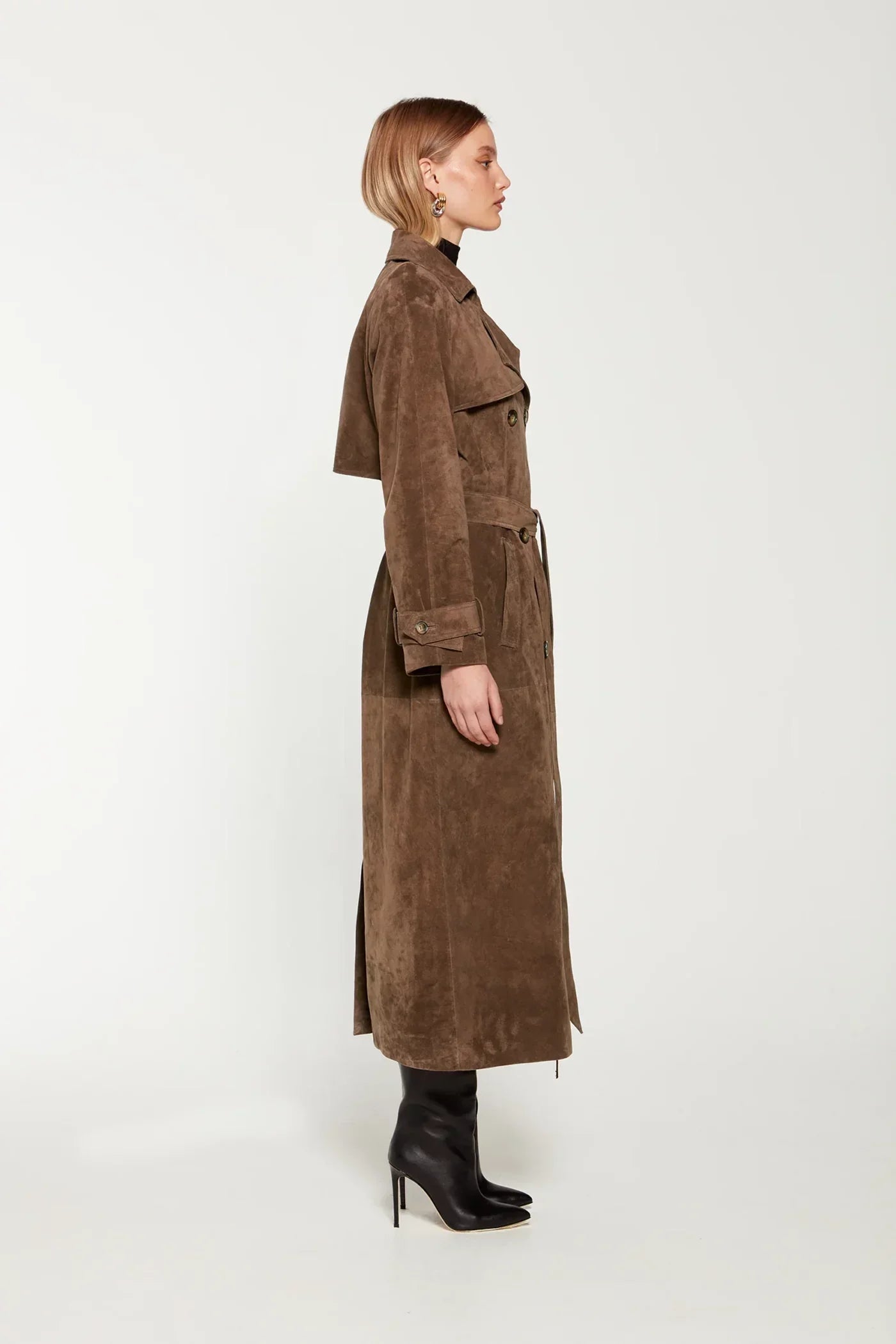 ILSE | SUEDE TRENCHCOAT