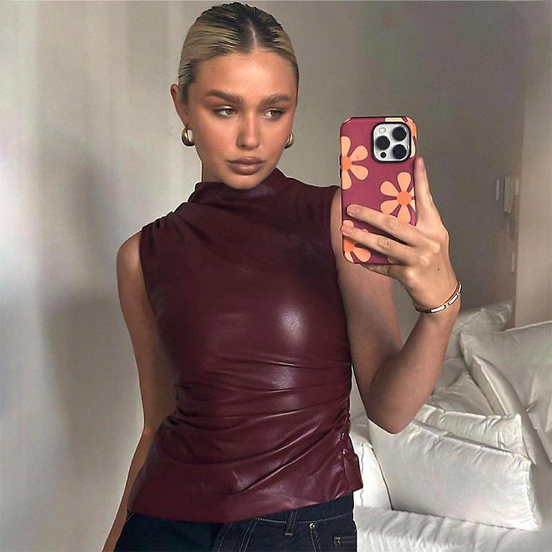 LOIS | LEATHER TANK TOP