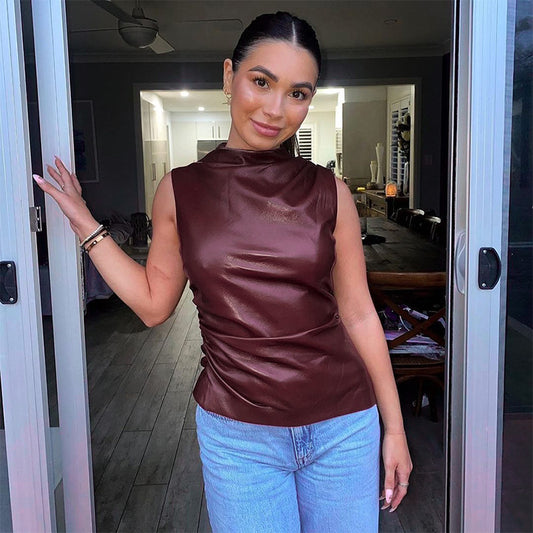 LOIS | LEATHER TANK TOP