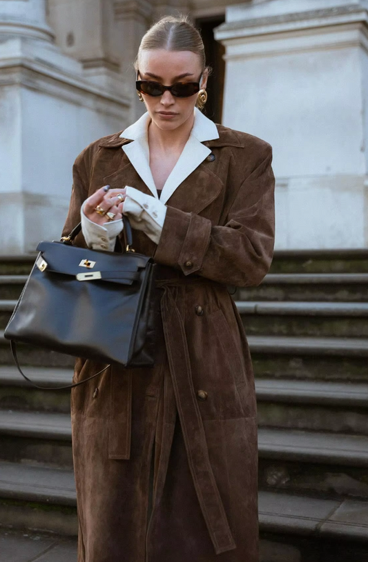 ILSE | SUEDE TRENCHCOAT